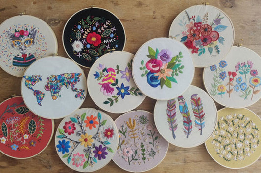 Cinco ideas para bordar flores