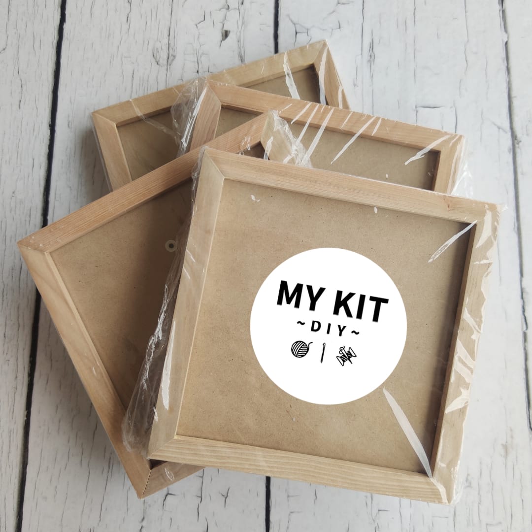 Kit pinta con diamantes en composición animales infantiles 15x15 cm