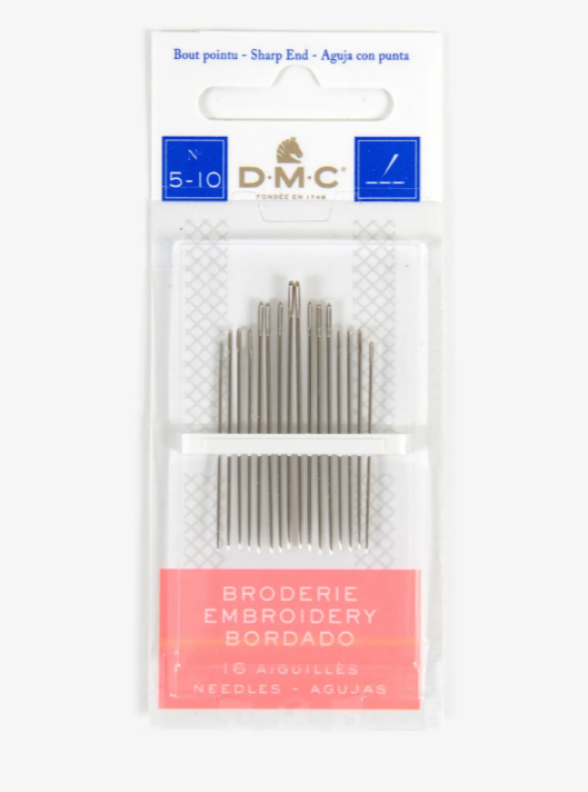 Aguja DMC bordado número 5-10
