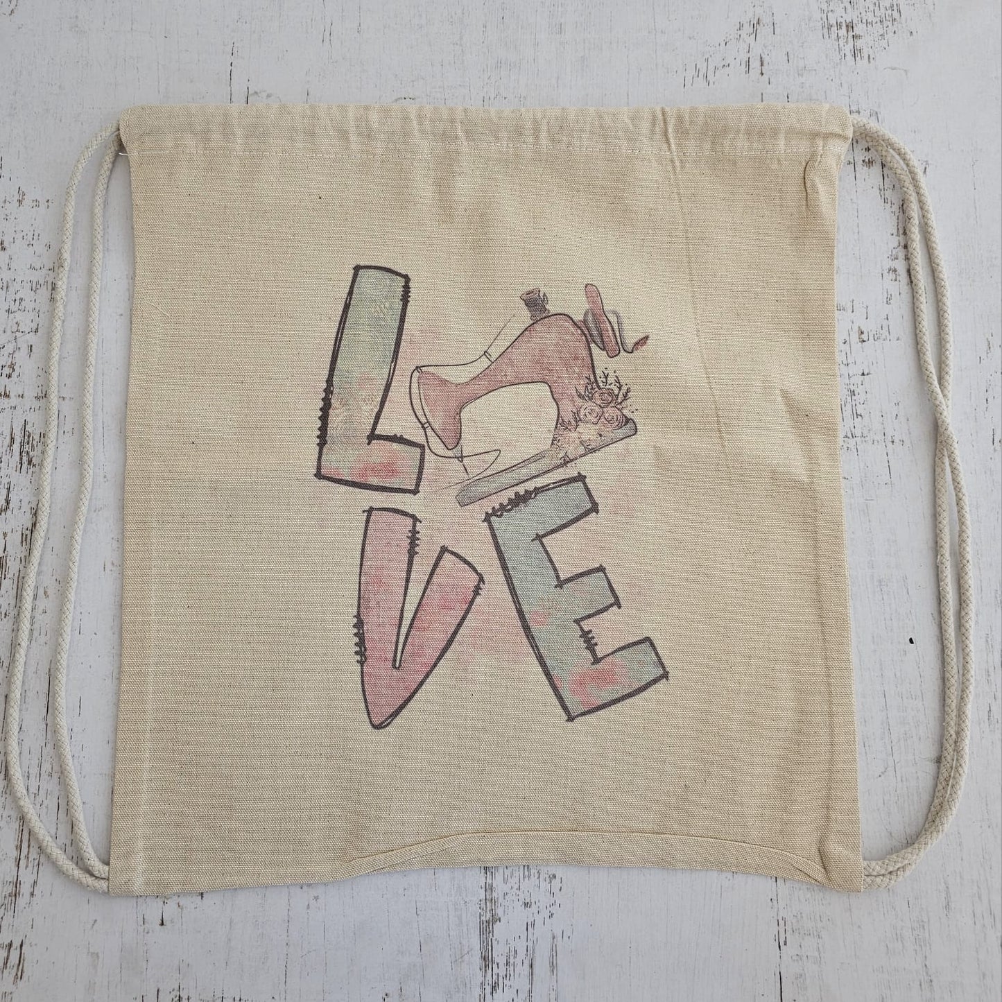 Mochila Rita "LOVE HANDMADE"