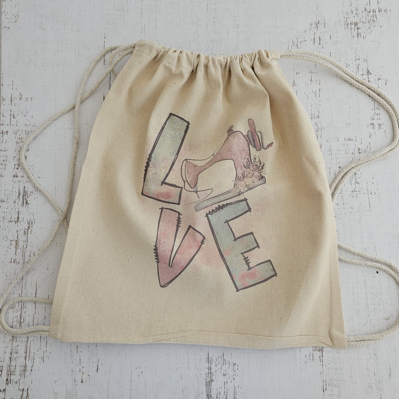 Mochila Rita "LOVE HANDMADE"