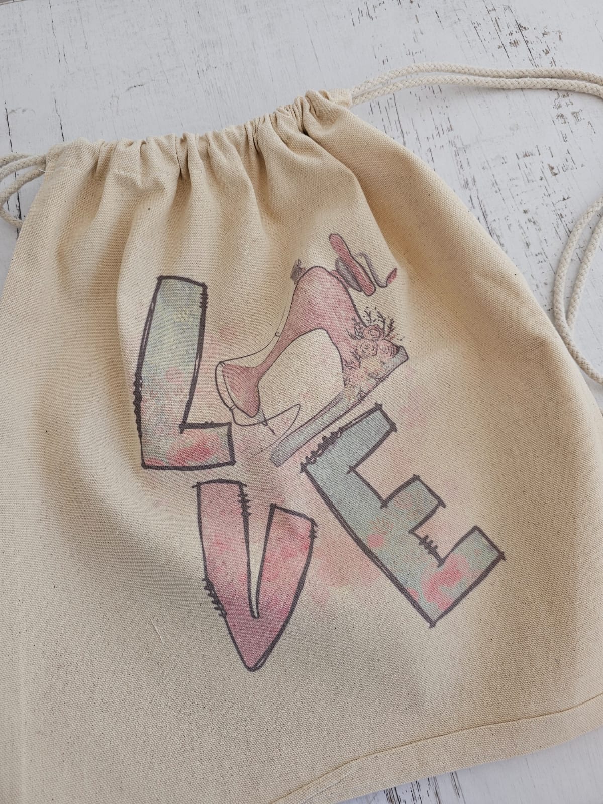 Mochila Rita "LOVE HANDMADE"