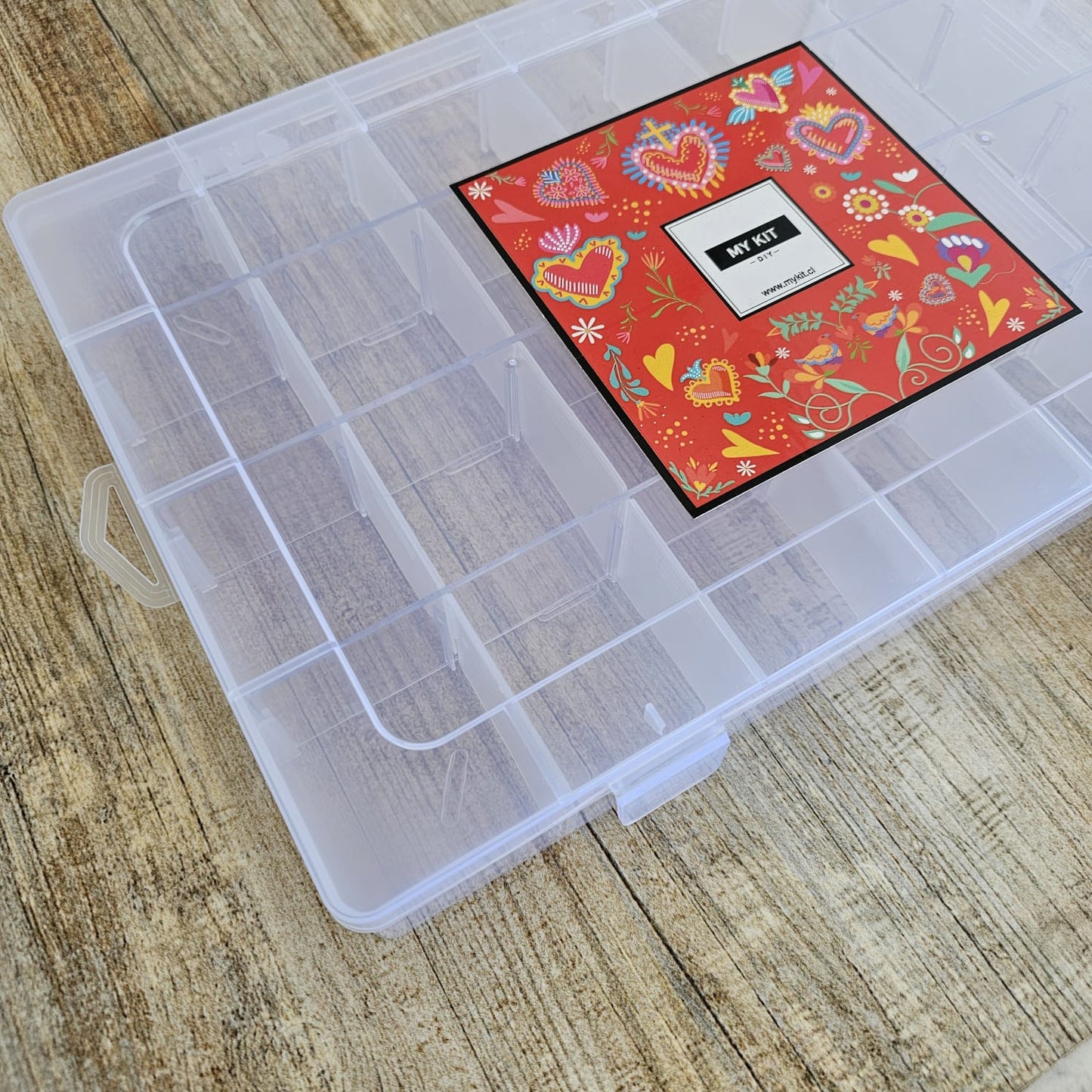 Caja organizadora para hilos