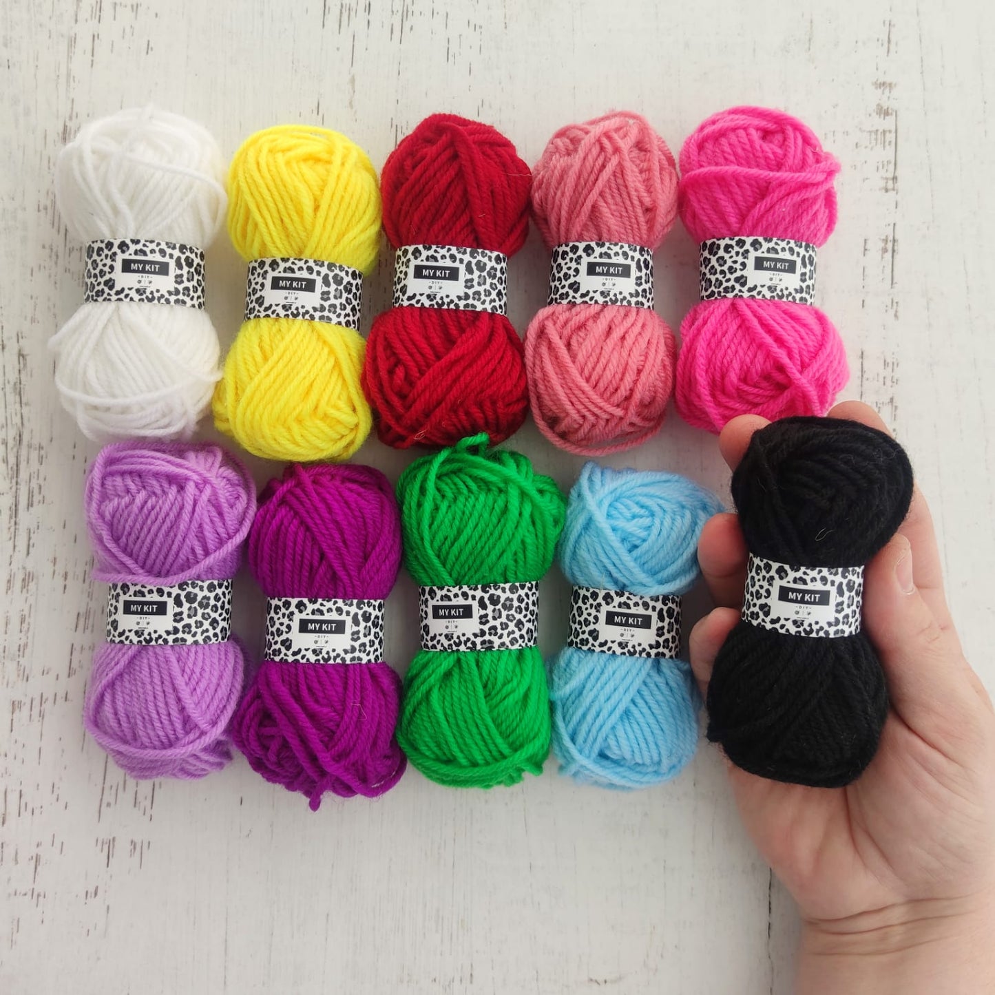 Kit 10 mini ovillos