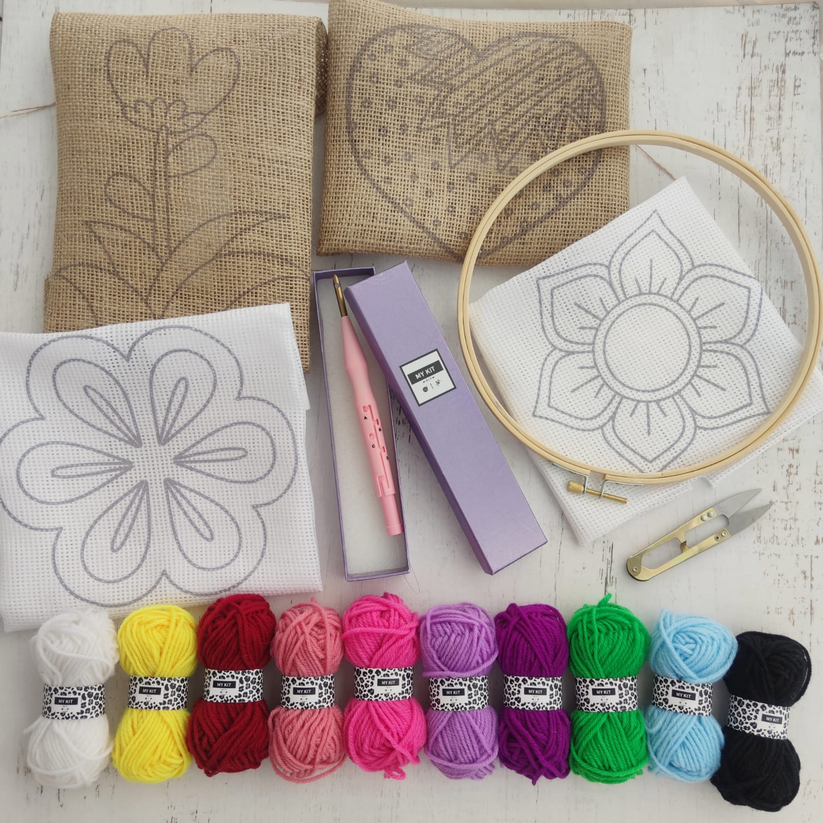 Kit de bordado con aguja mágica para lana – My Kit