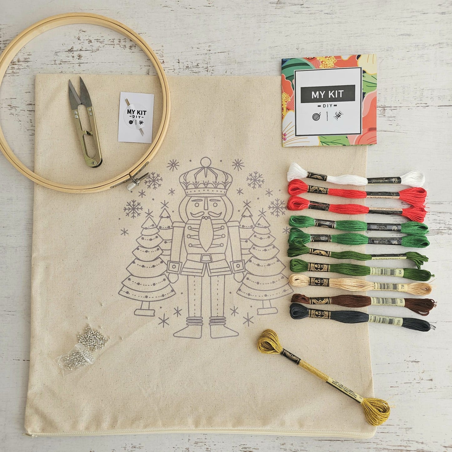 ¡ESPECIAL NAVIDAD! Kit funda de cojín soldado cascanueces