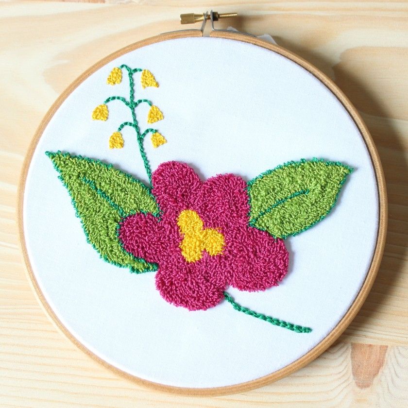 Kit de bordado con aguja mágica