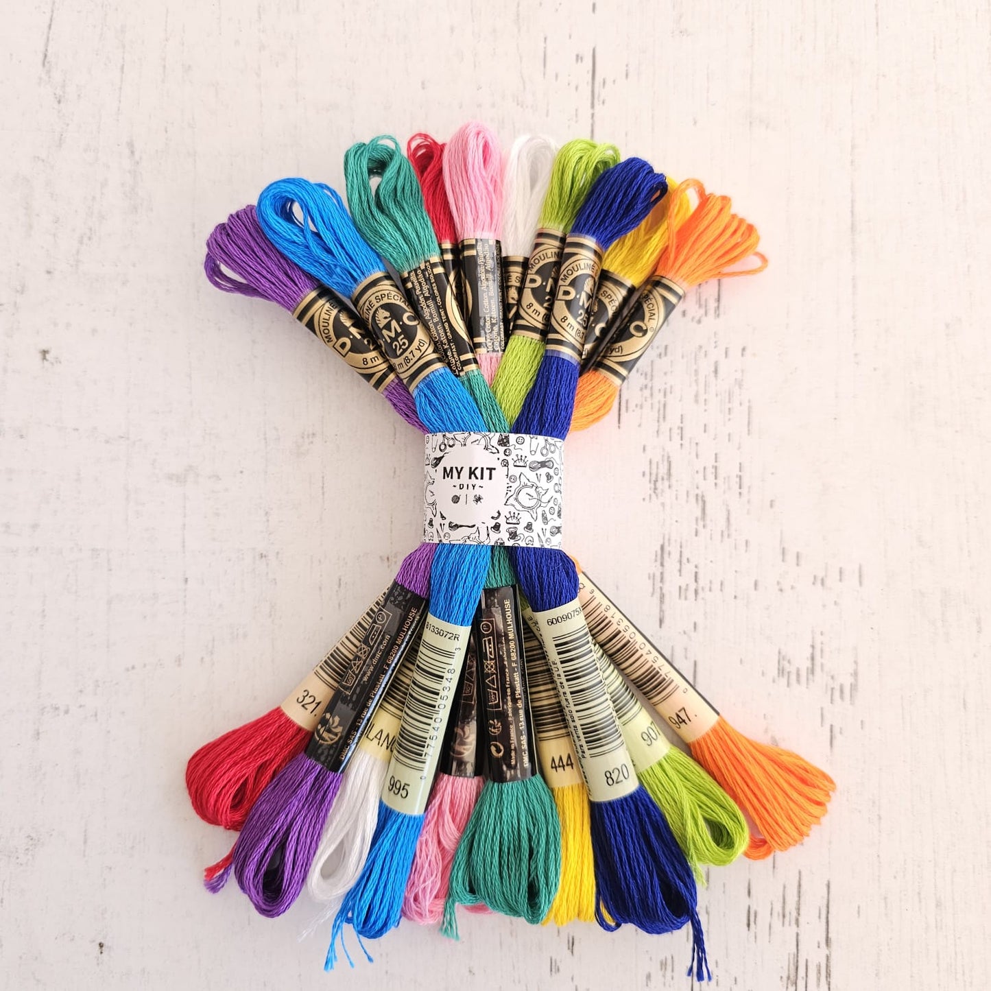 Kit hilo mouline DMC colores fuertes