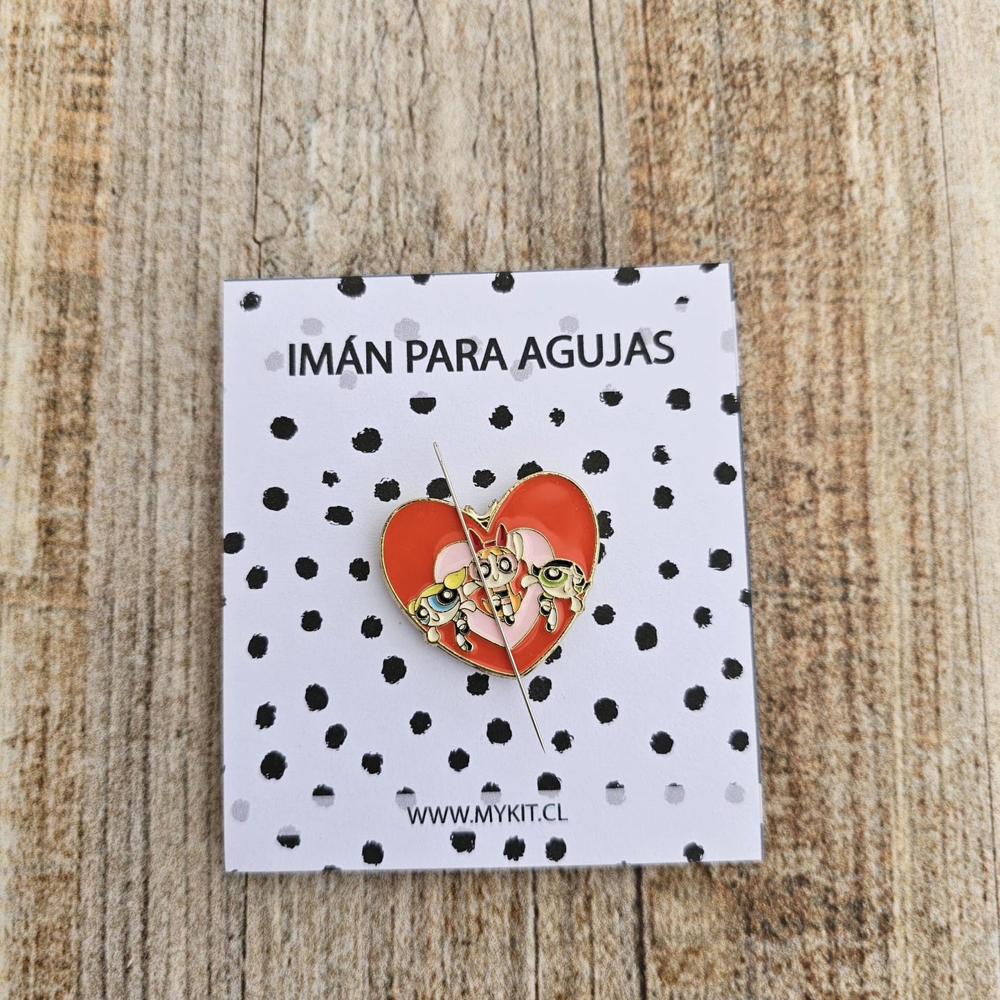 Imán para agujas Las chicas super poderosas