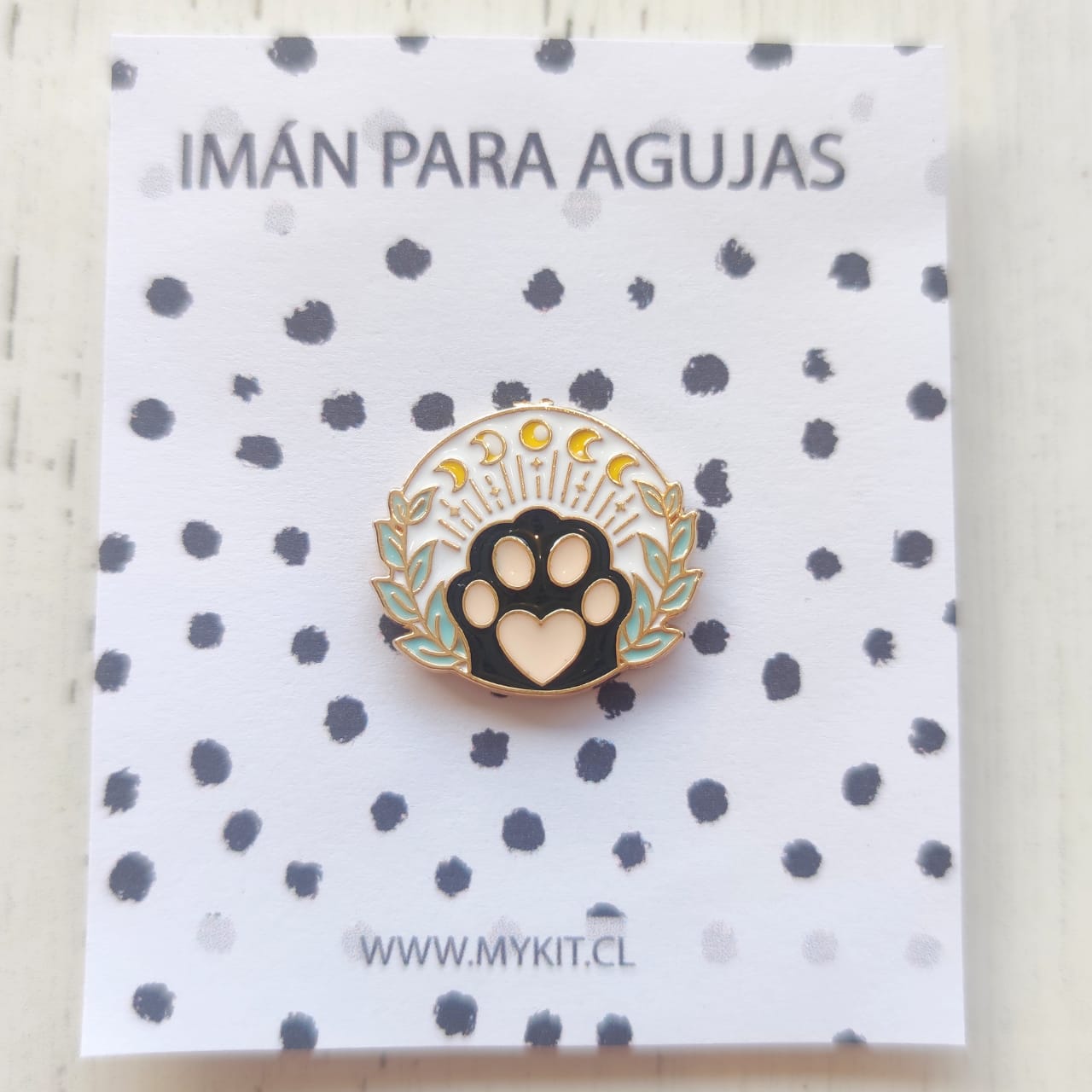 Imán para agujas de metal con diseños