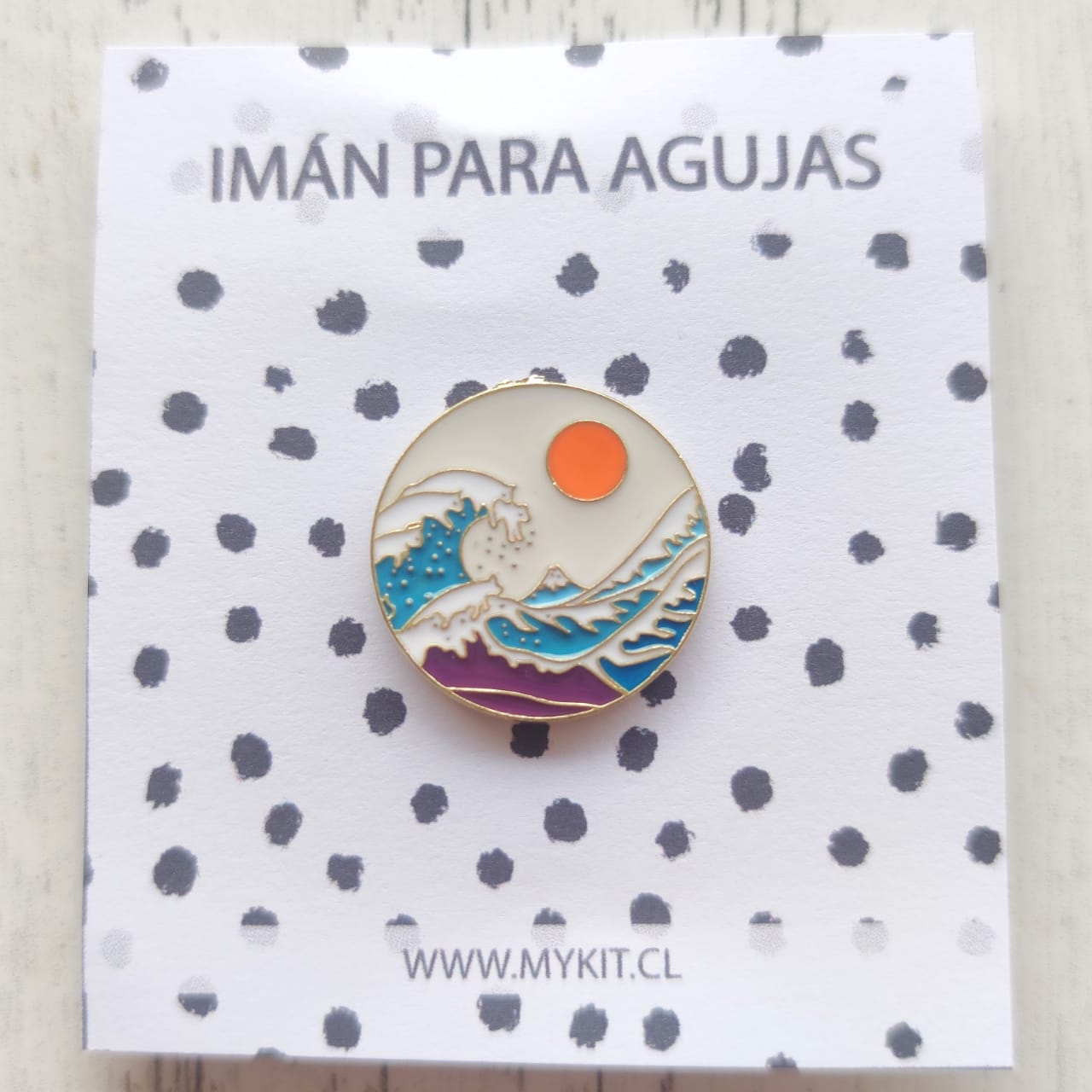 Imán para agujas de metal con diseños
