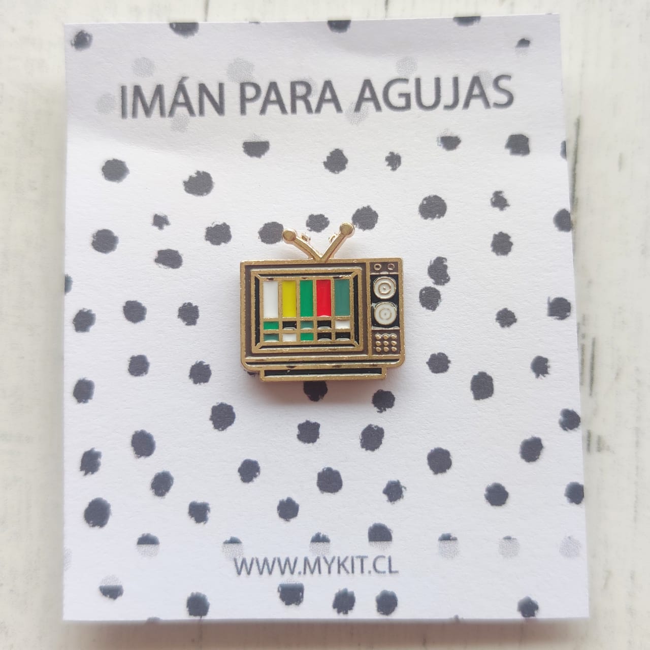 Imán para agujas de metal con diseños