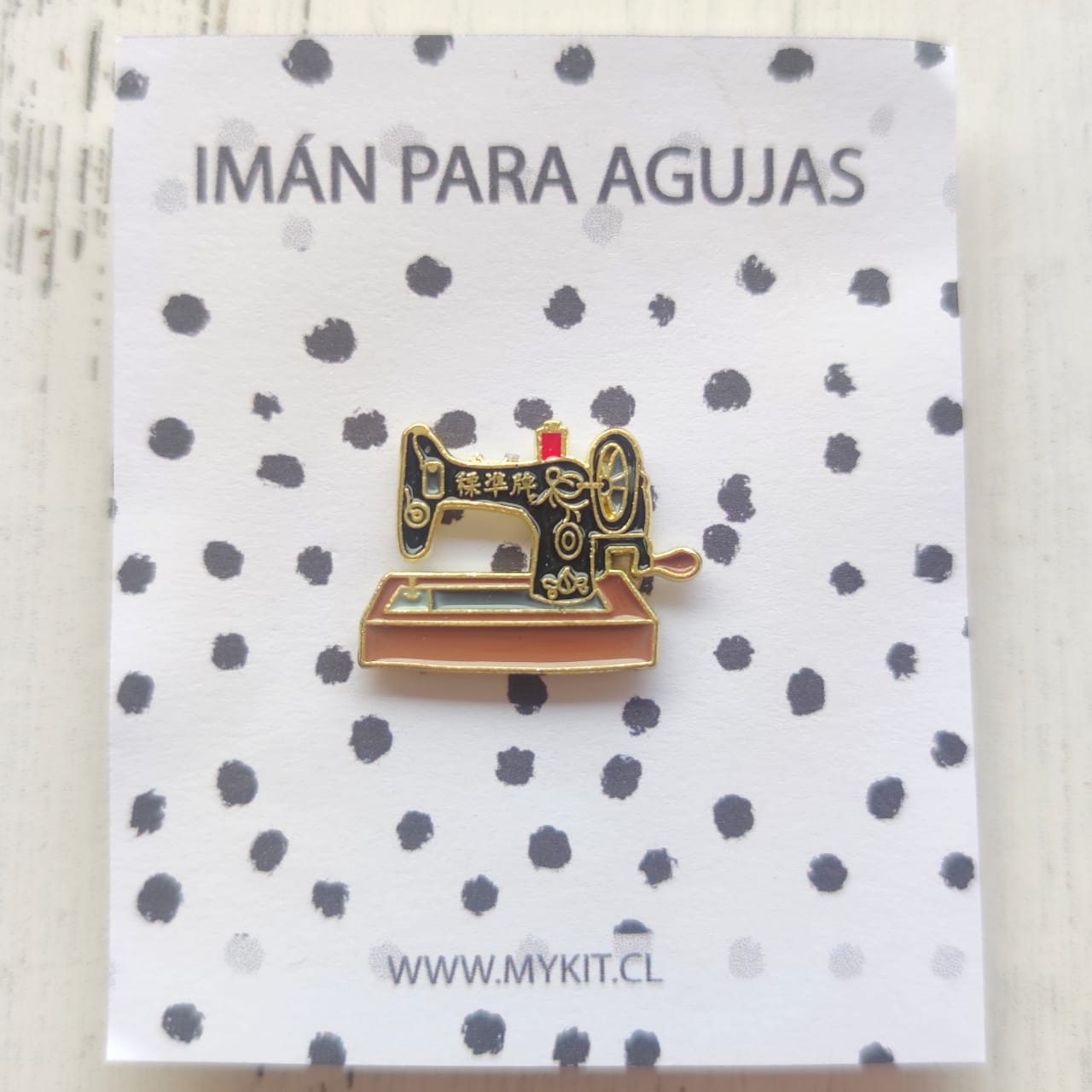 Imán para agujas de metal con diseños