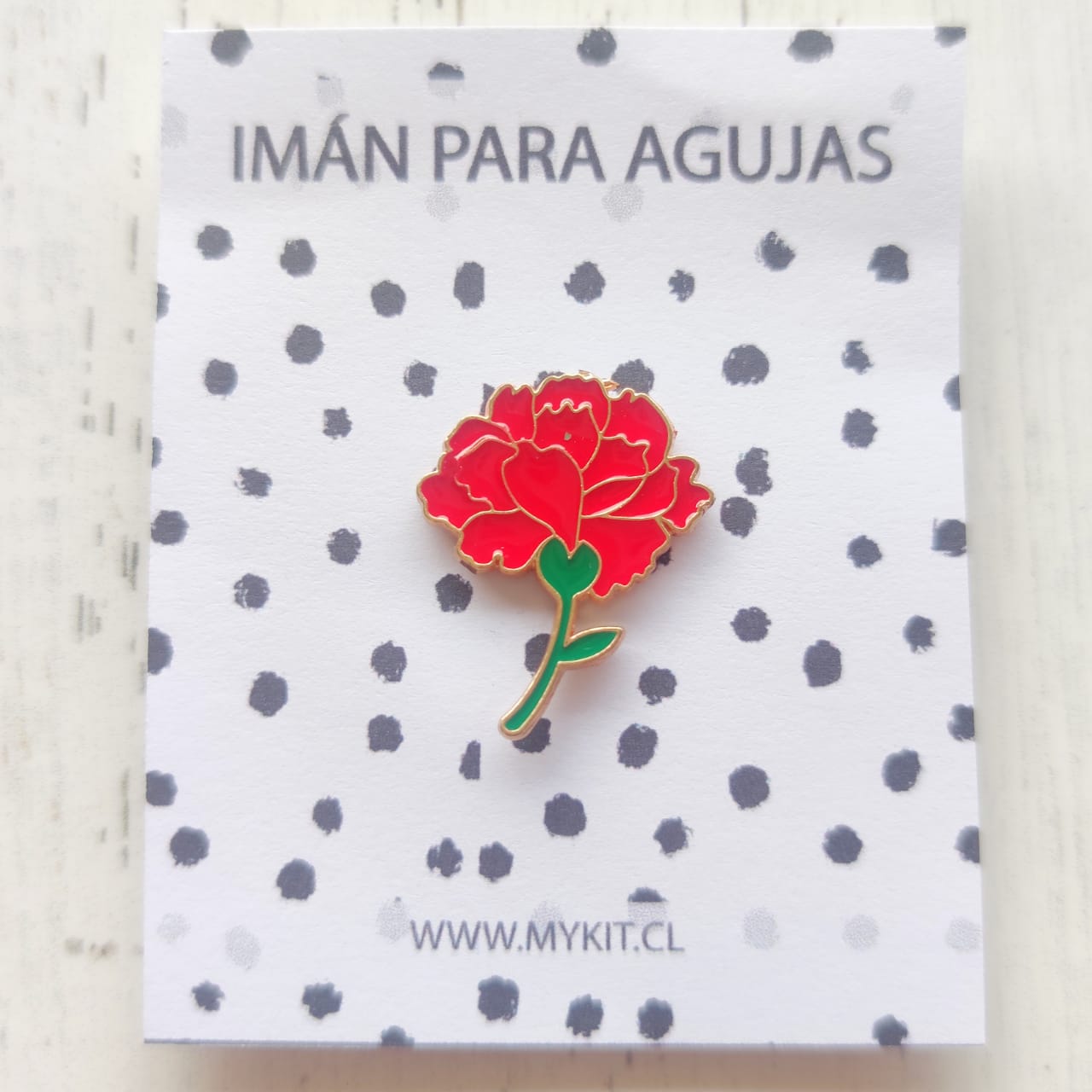 Imán para agujas de metal con diseños