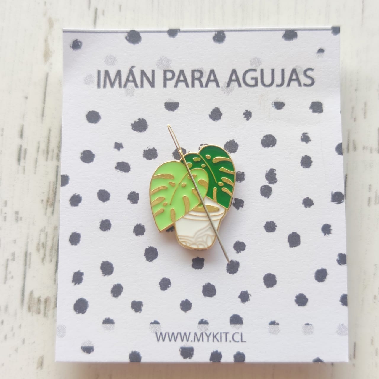 Imán para agujas de metal con diseños