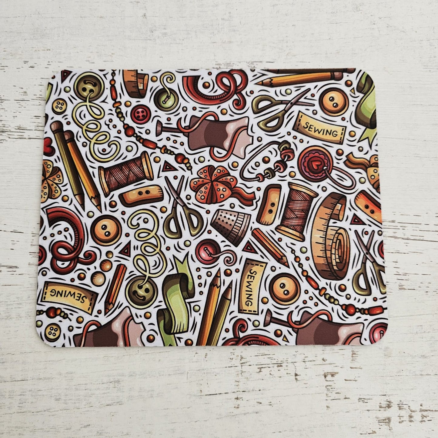 Mousepad diseño Lupe "LOVE HANDMADE"