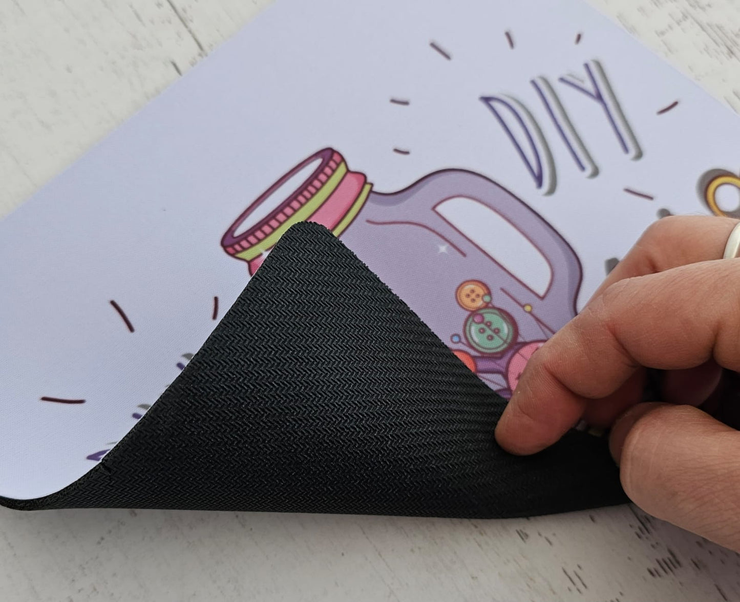 Mousepad diseño Eva "LOVE HANDMADE"