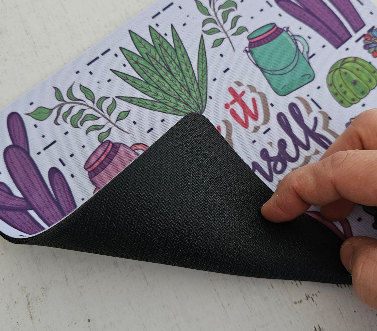 Mousepad diseño Eloisa "LOVE HANDMADE"