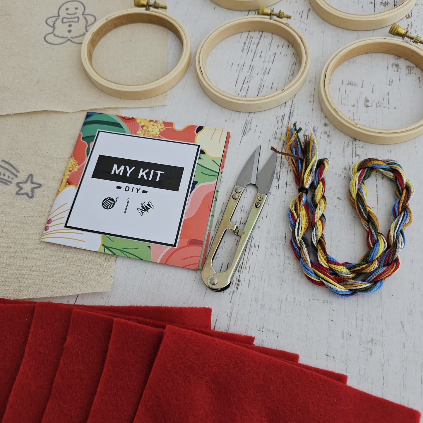 ¡ESPECIAL NAVIDAD! Kit mini bastidores adornos para el arbolito