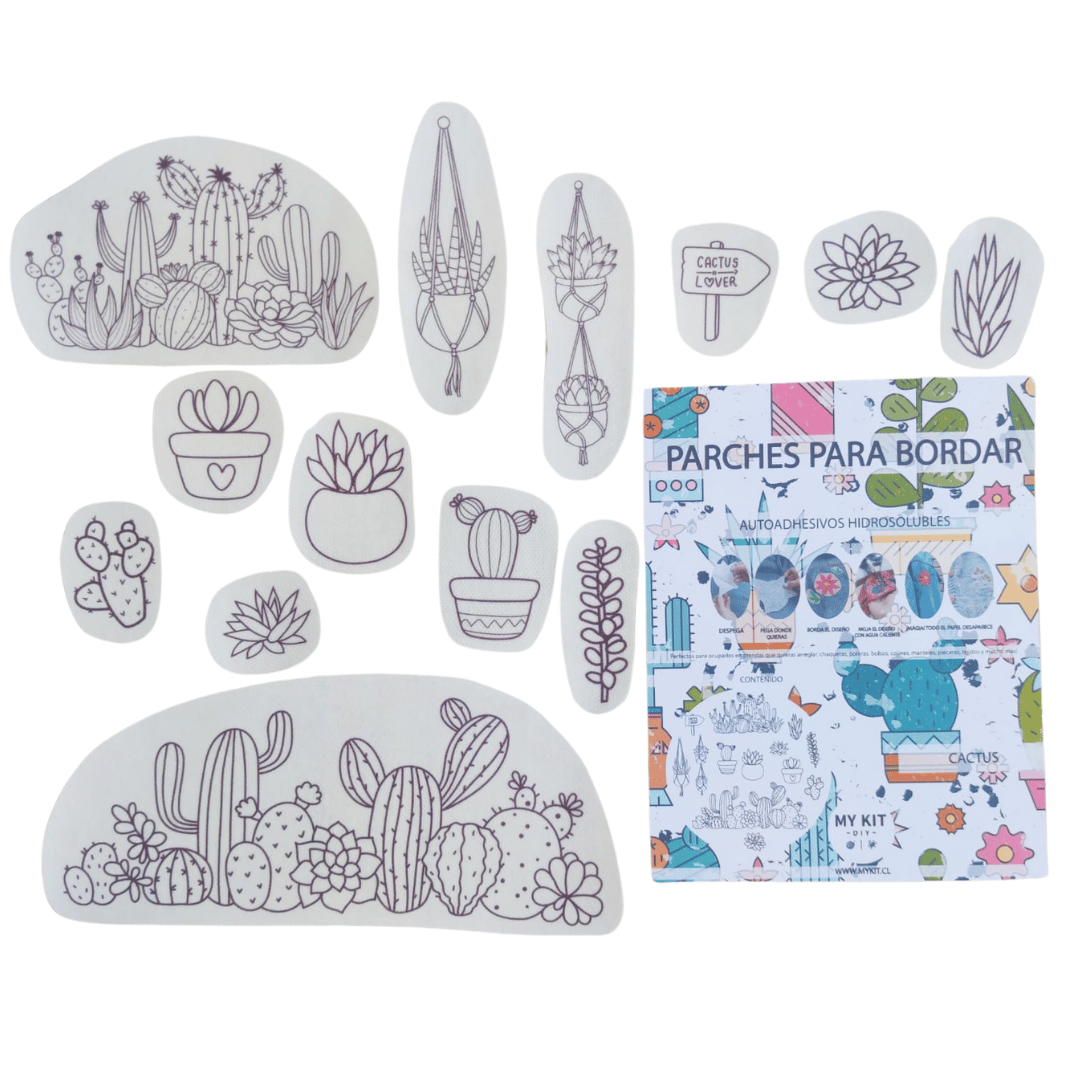 Kit parches SUCULENTAS