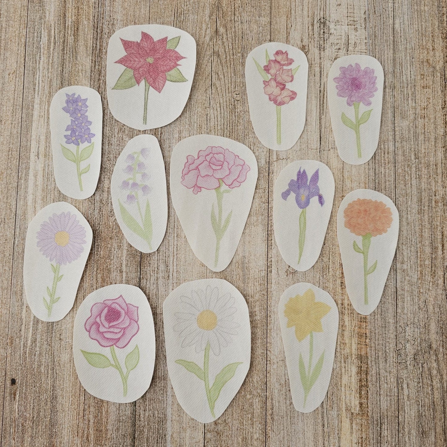 Kit parches A COLOR Flores del campo