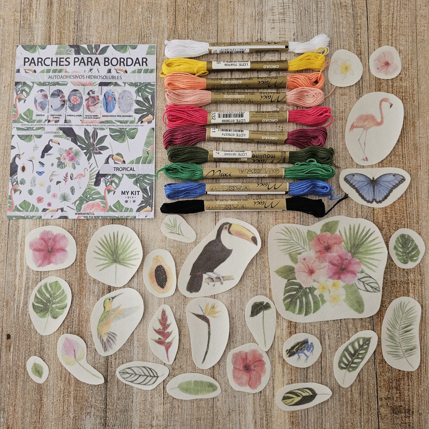 Kit parches A COLOR Tropical