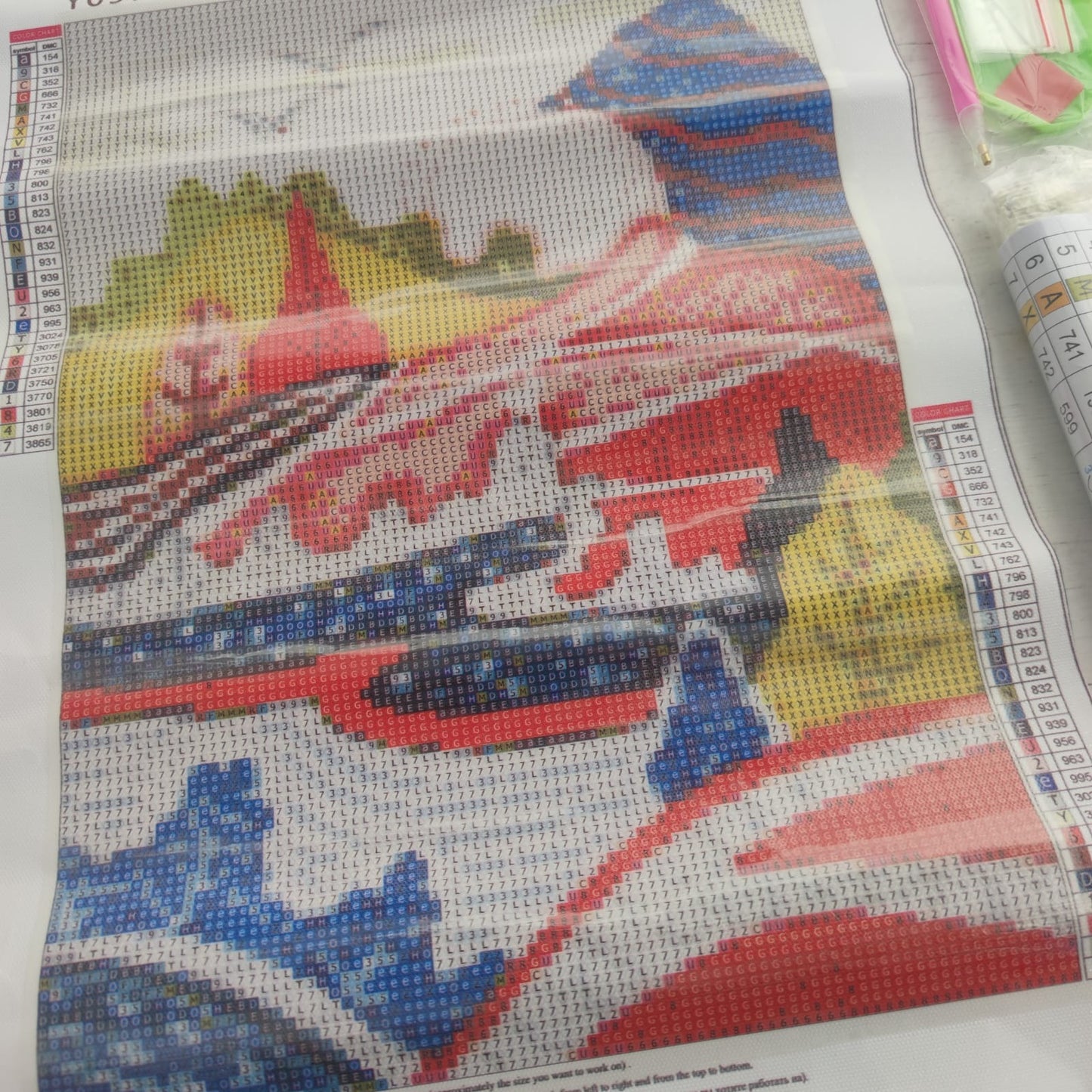 Kit pinta con diamantes 30 x 40 cm - Paisaje