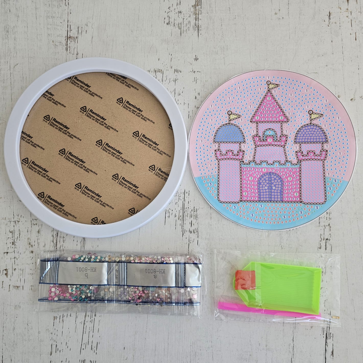 Kit pinta con diamante Castillo