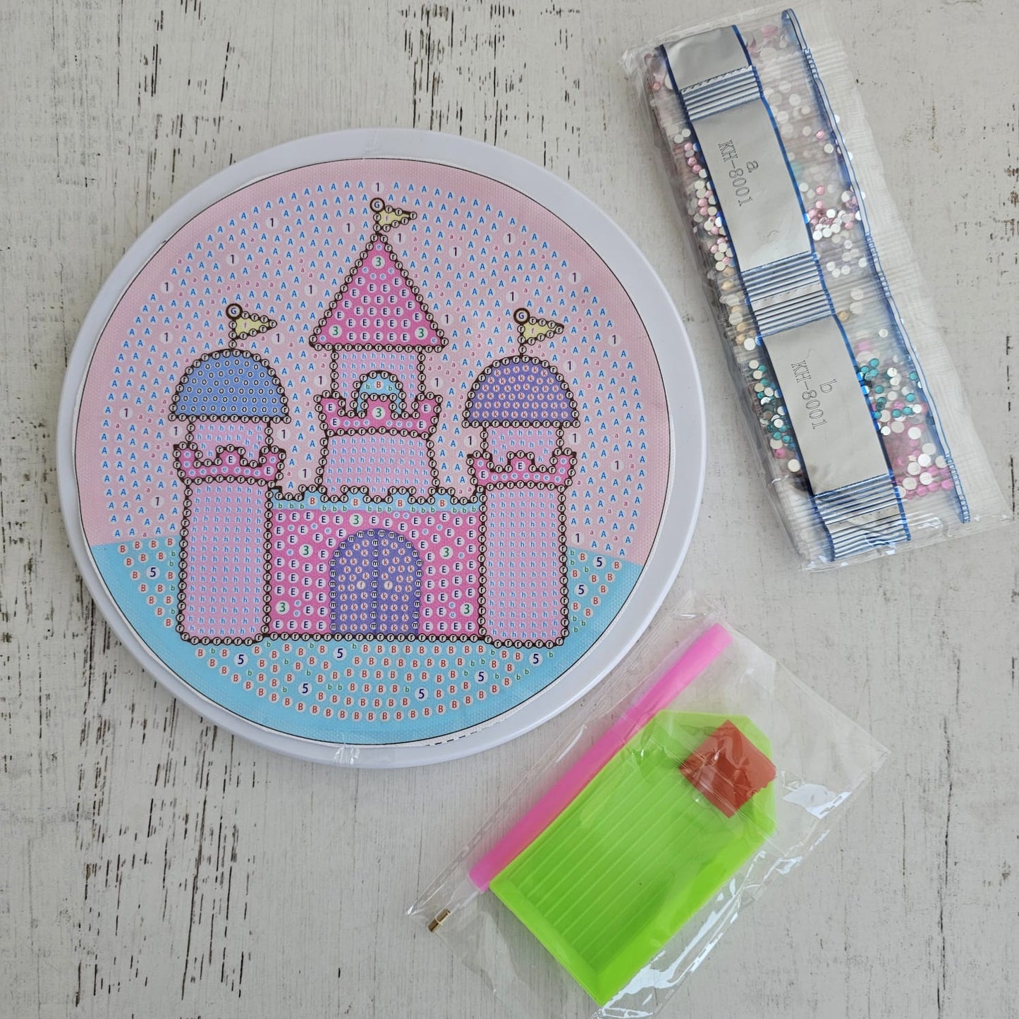 Kit pinta con diamante Castillo