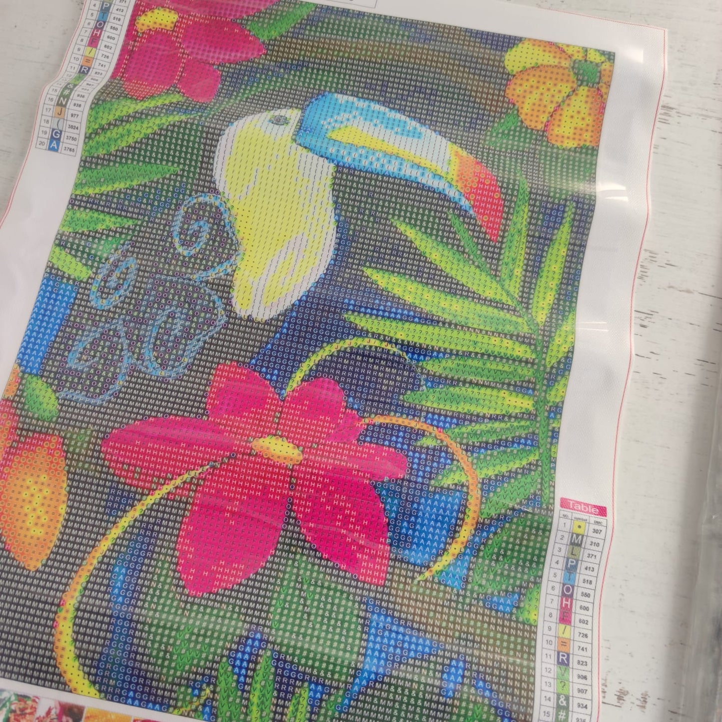 Kit pinta con diamantes 30 x 40 cm - Tucán