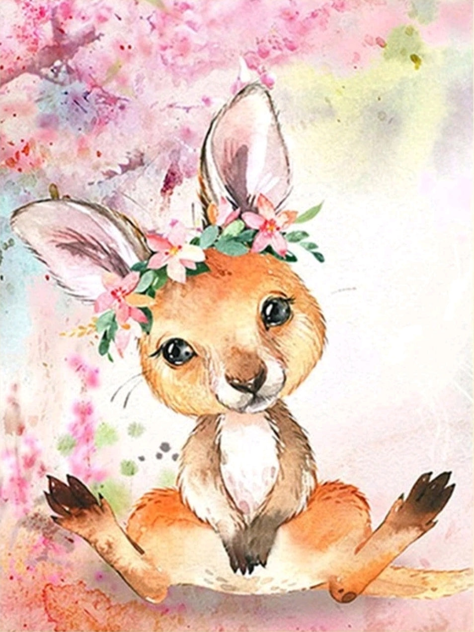 Kit pinta con diamantes 30x40 cm - Zorrito
