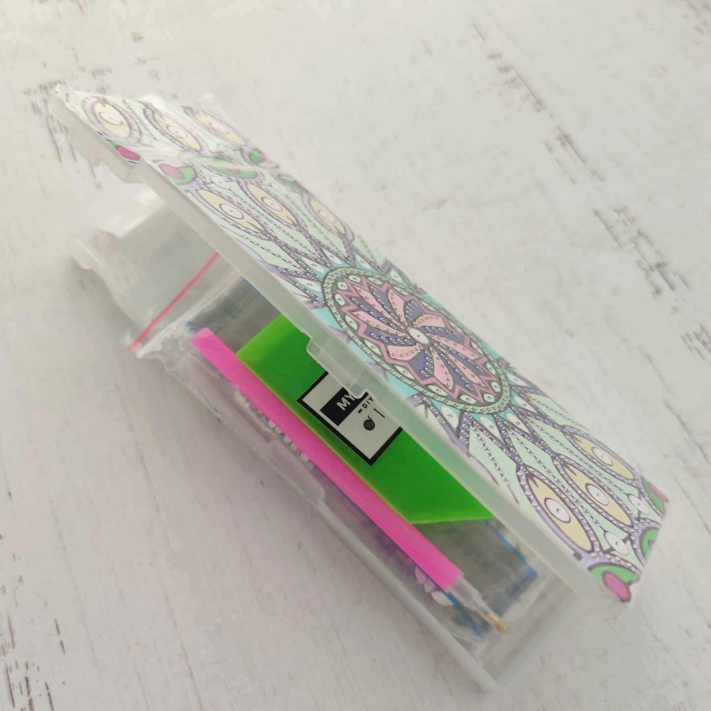 Kit estuche pinta con diamantes - Mandala