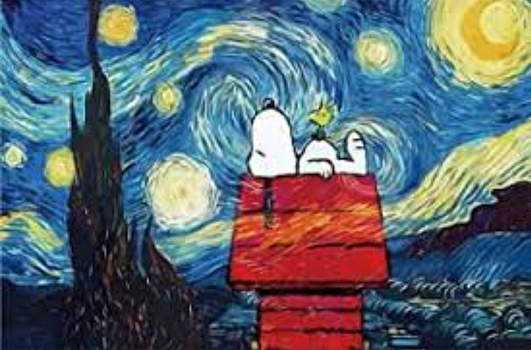 Kit pinta con diamantes 30 x 40 cm - Snoopy
