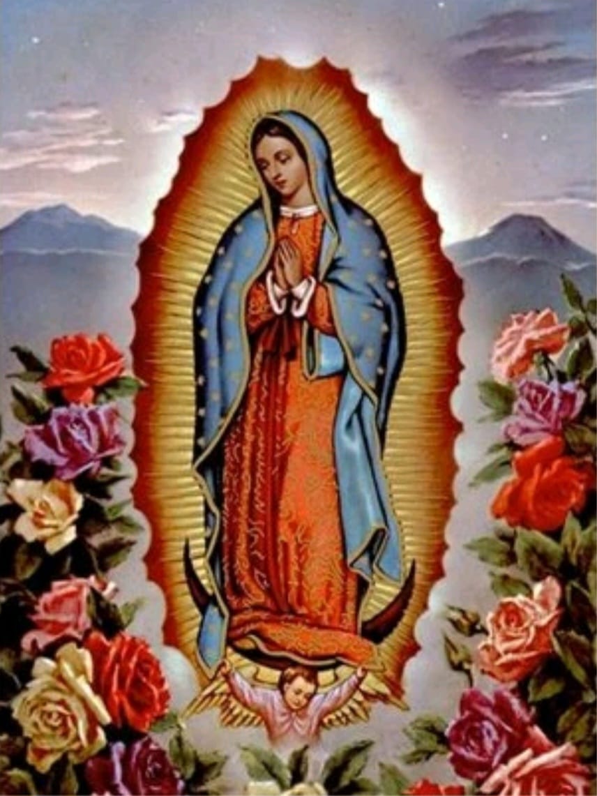 Kit pinta con diamantes 30x40 cm - Virgen