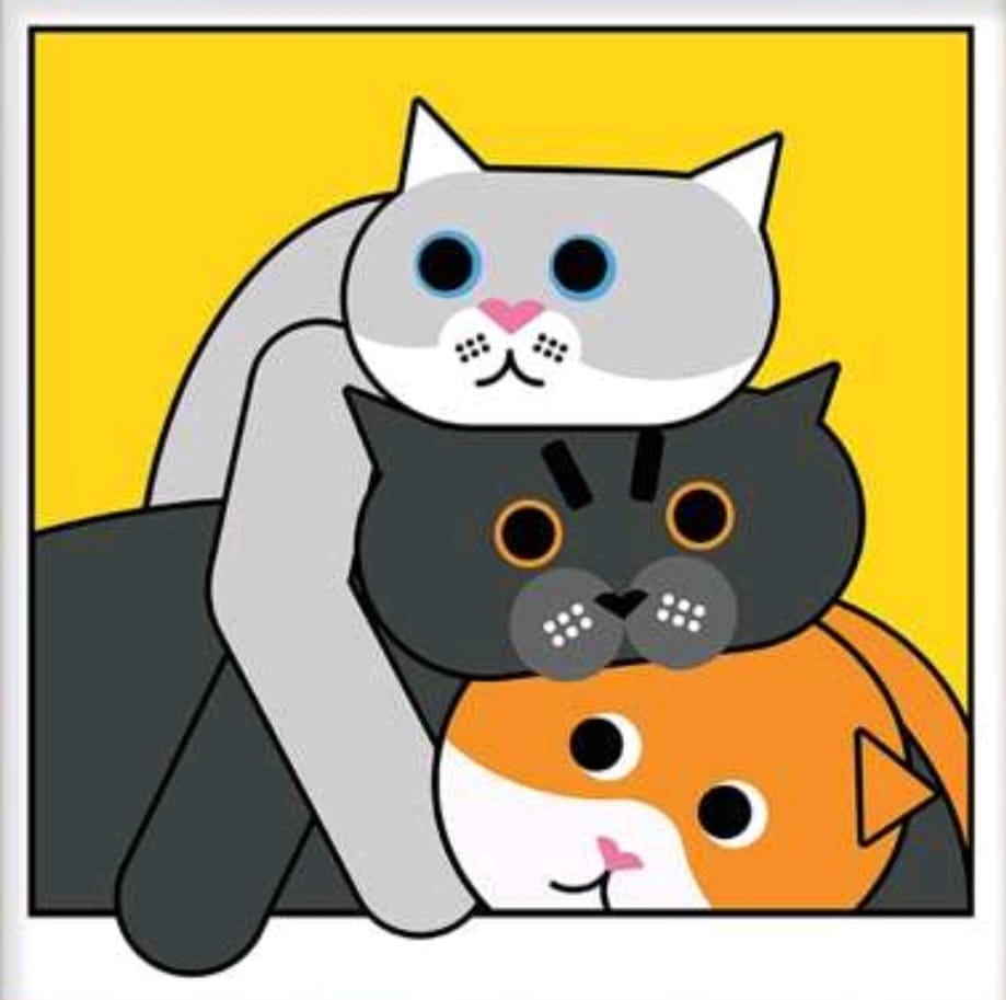 Kit pinta con diamantes 30x30 cm - Gatitos