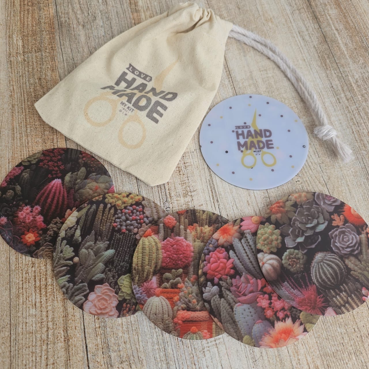 Kit posavasos Espe "LOVE HANDMADE"