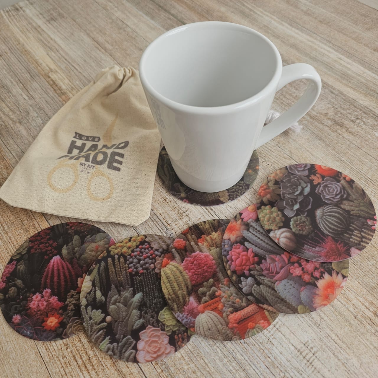 Kit posavasos Espe "LOVE HANDMADE"