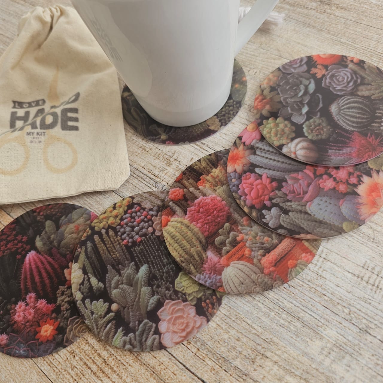 Kit posavasos Espe "LOVE HANDMADE"