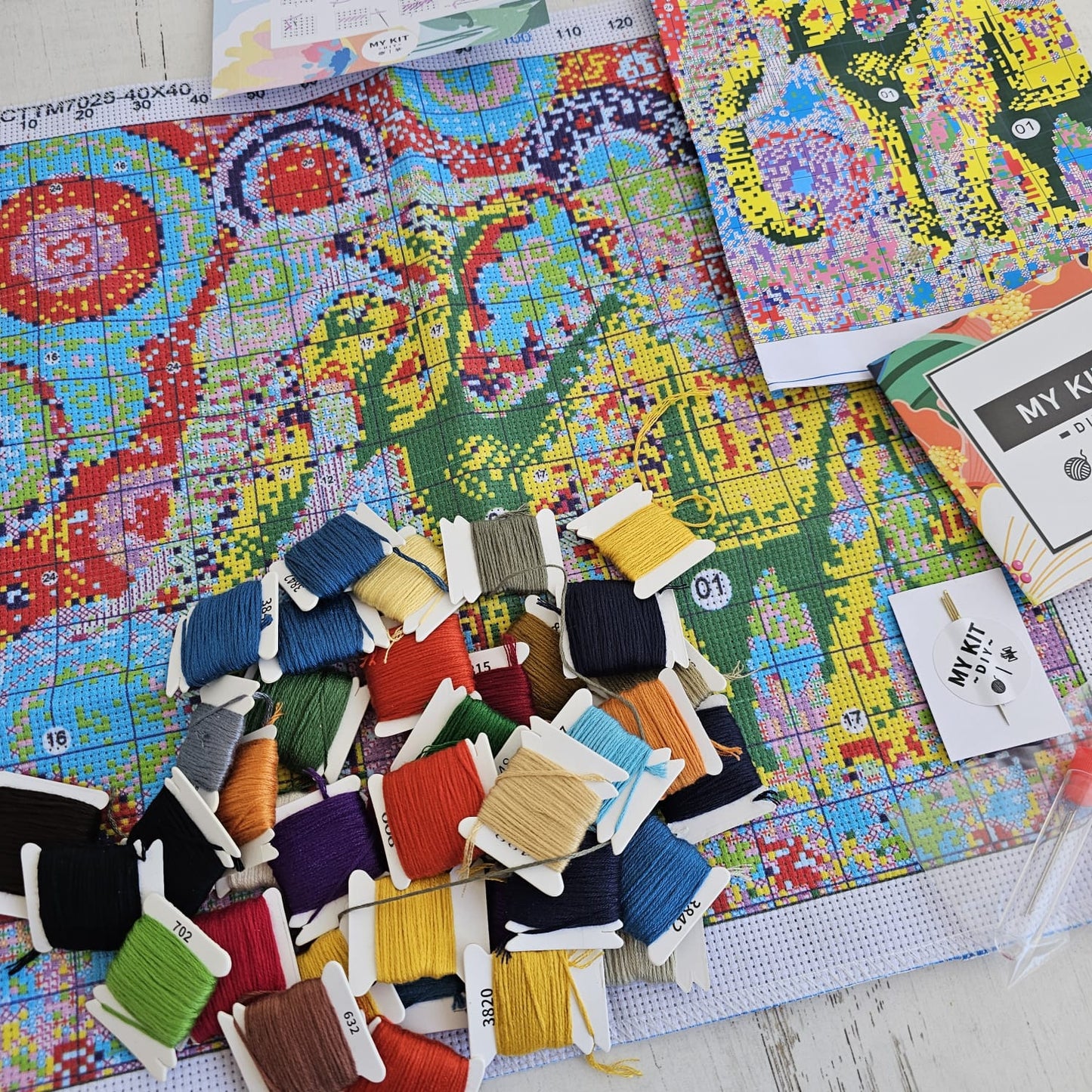 Kit punto cruz - Elefante