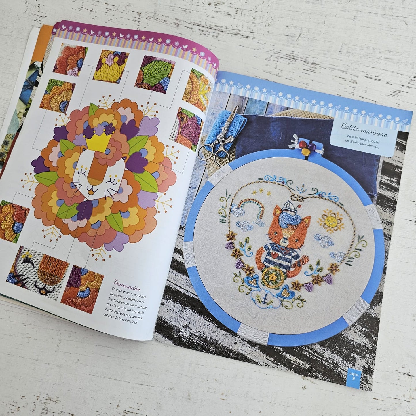 Revista de bordado infantil