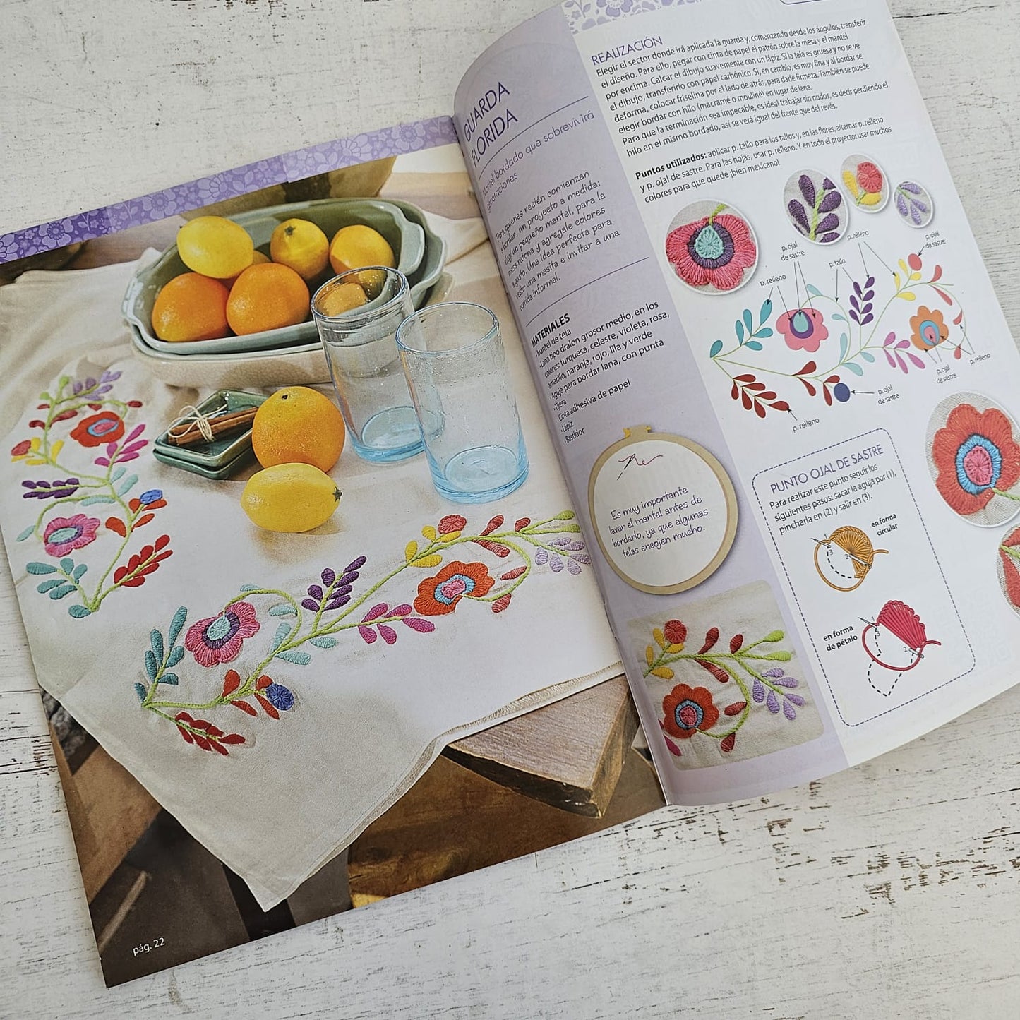 Revista de bordado pajaritos