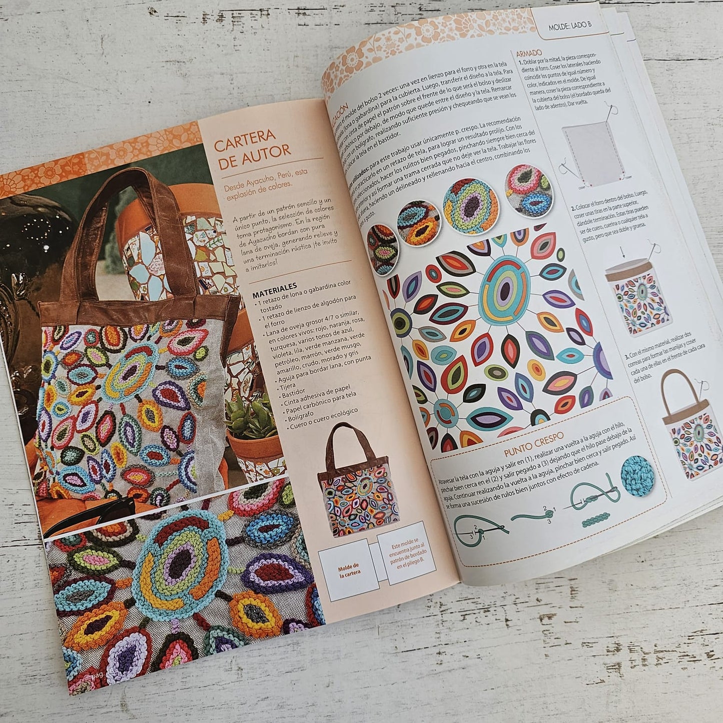 Revista de bordado pajaritos