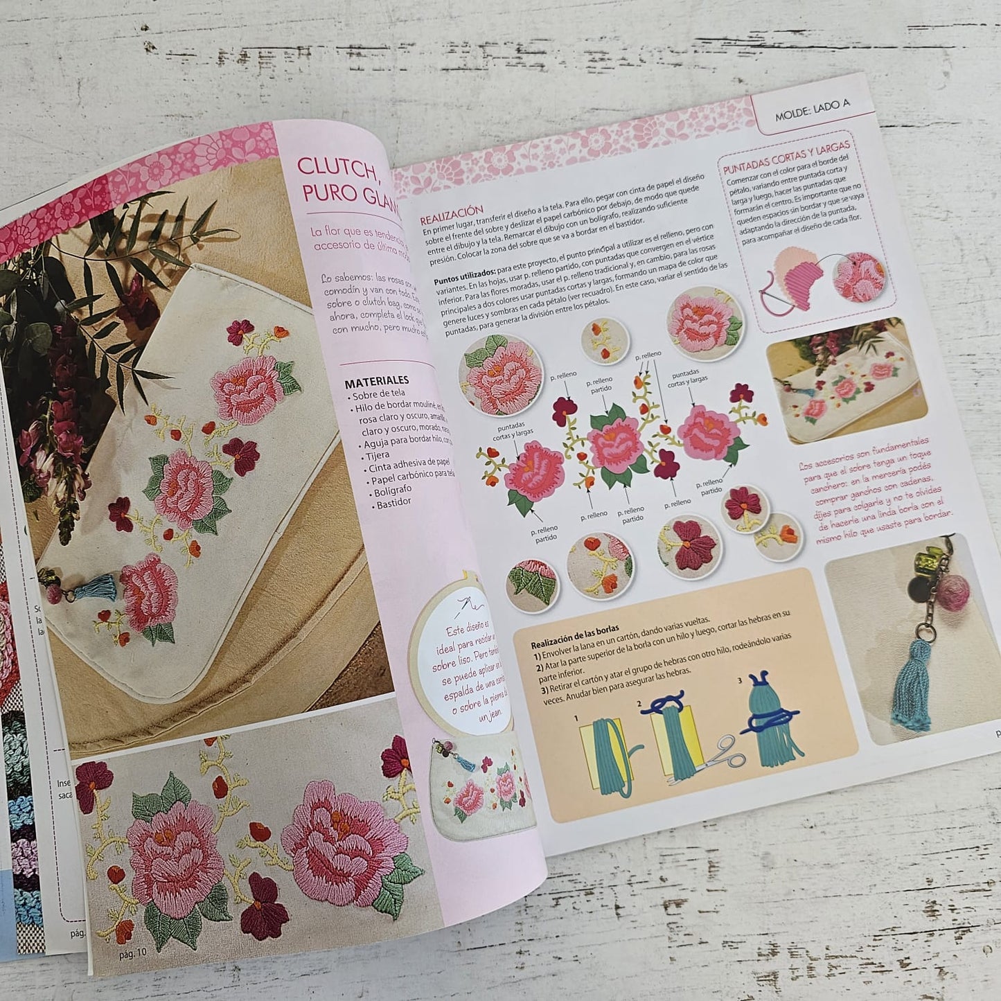 Revista de bordado pajaritos