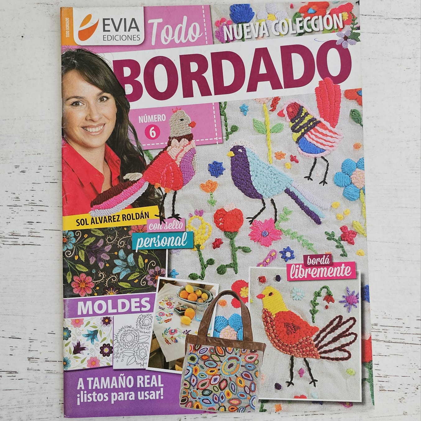 Revista de bordado pajaritos