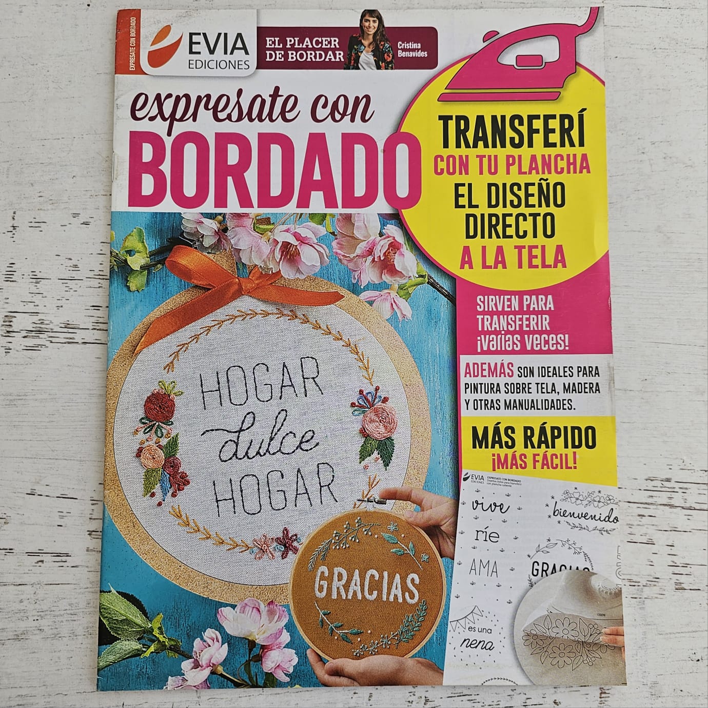 Revista de bordado Frases