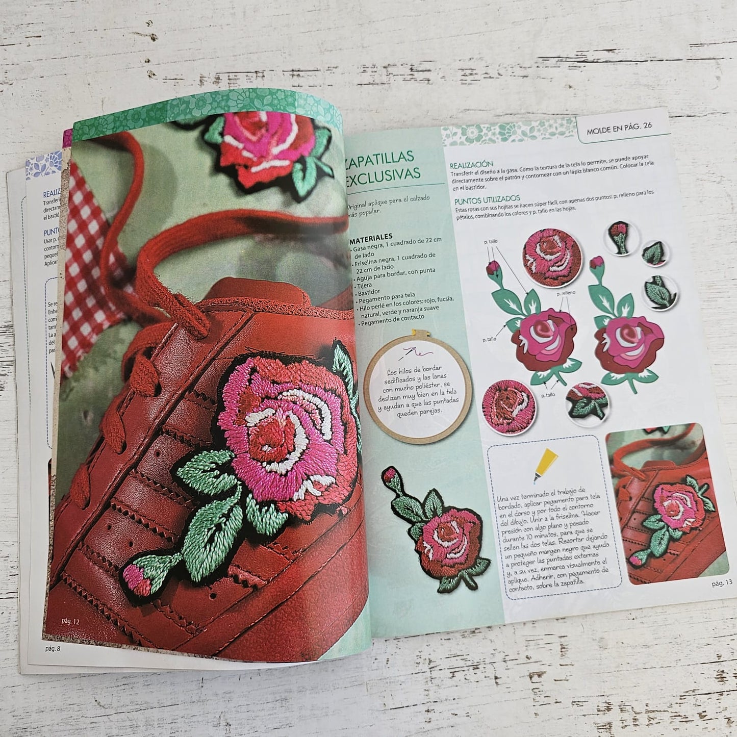 Revista de bordado Apliques