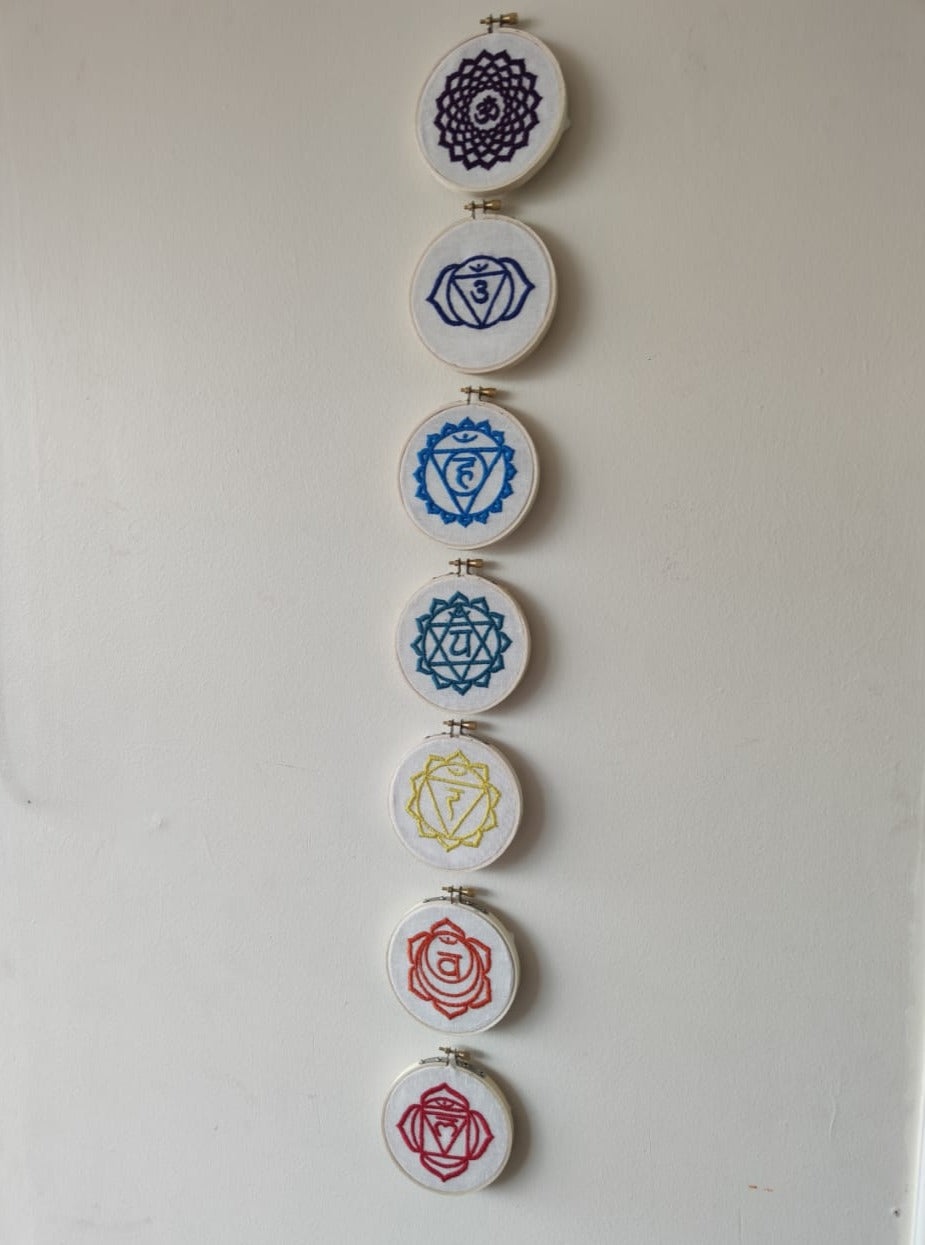 Kit bordado 7 chakras Namaste