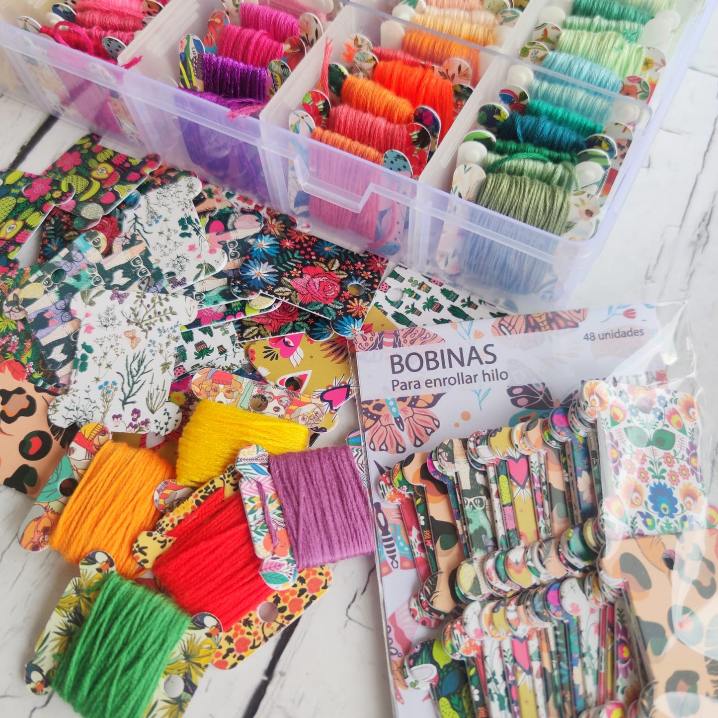 Bobinas para enrollar hilo, ¡elige cuantas!