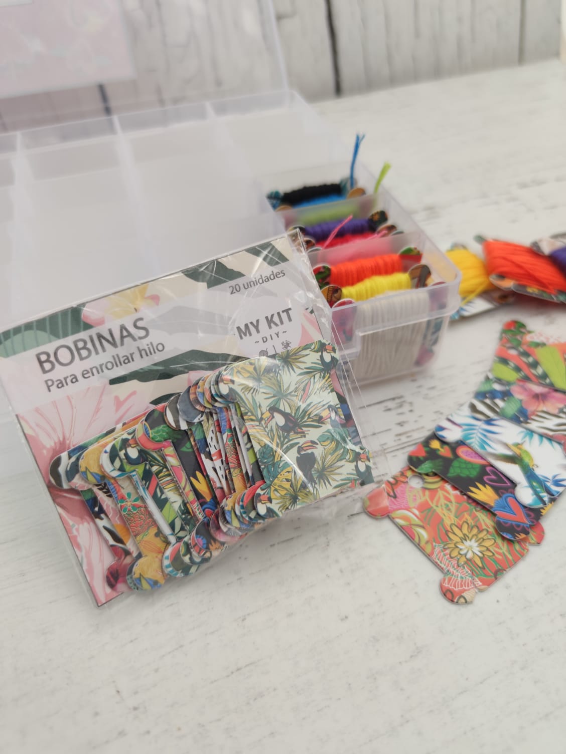 Bobinas para enrollar hilo, ¡elige cuantas!