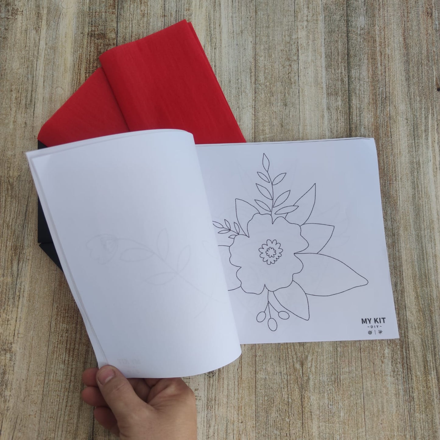 Libro diseños para calcar y bordar donde quieras